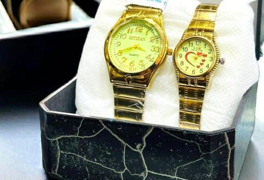 Quartz Couple Watch