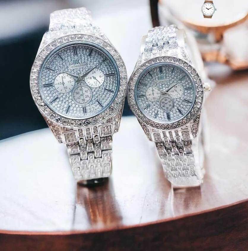 Diamond Stone Couple watch