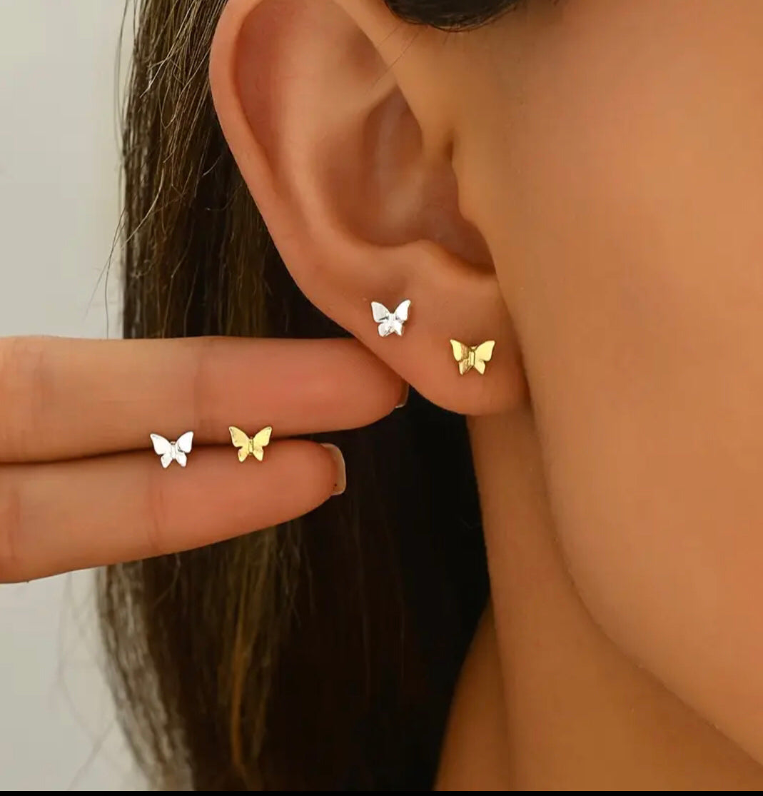 Butterfly Stud Earrings